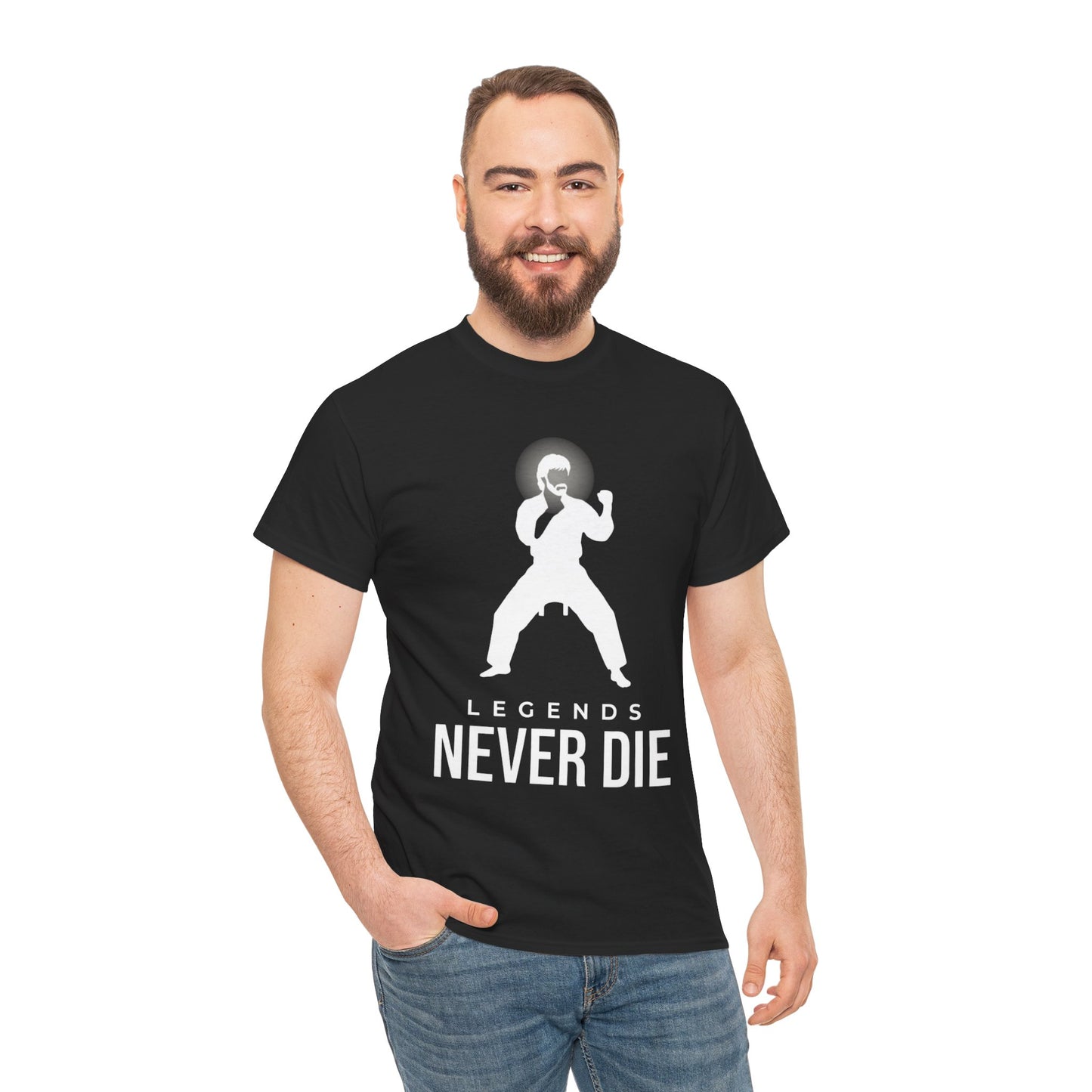 Legends Never Die — Chuck Norris Tribute Tee