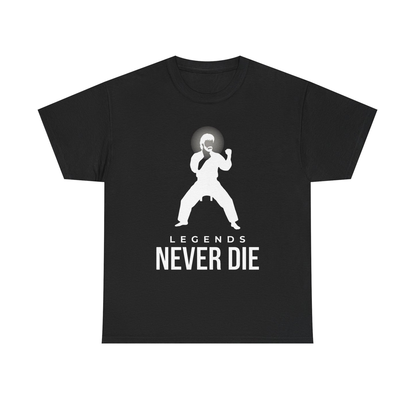 Legends Never Die — Chuck Norris Tribute Tee