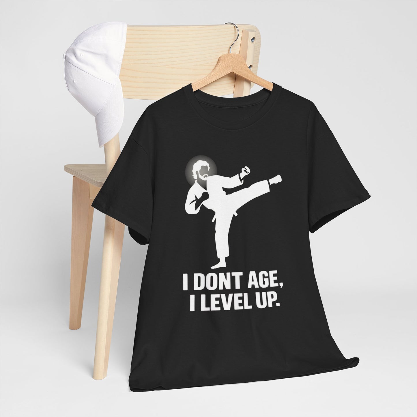 I Don’t Age. I Level Up. — Chuck Norris Tribute Tee