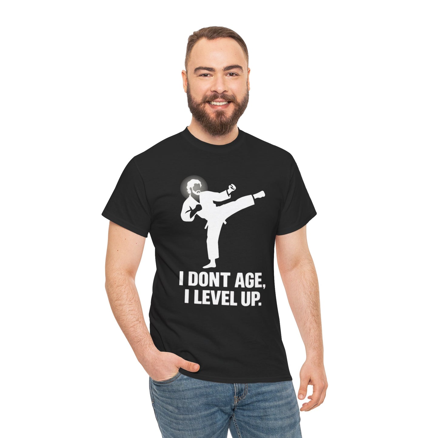 I Don’t Age. I Level Up. — Chuck Norris Tribute Tee